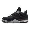 New Jordan 4 Retro Black Canvas GS DV0553-006