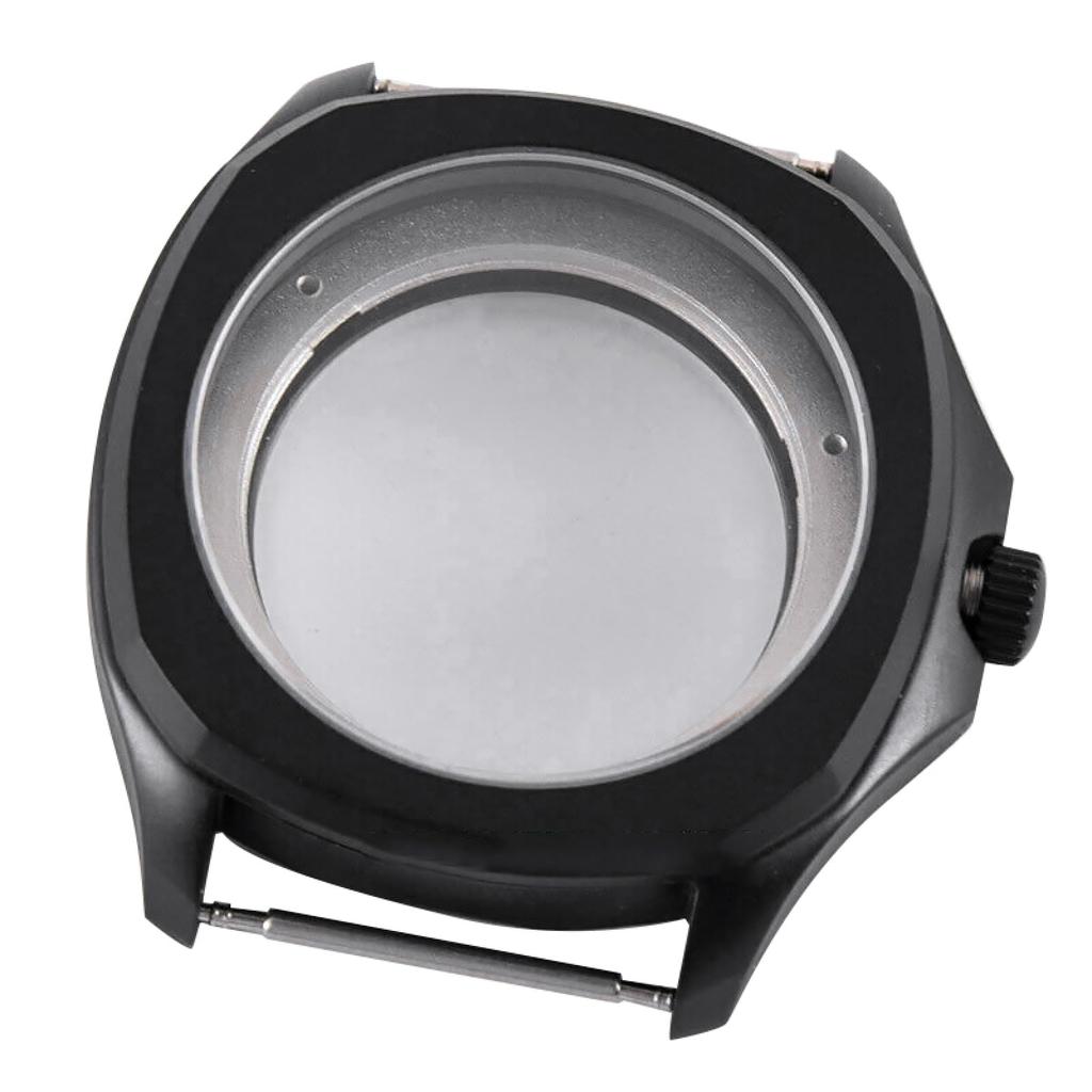 40mm Steel Sapphire Crystal Watch Case for Miyota 8215 ETA 2824 2836 Movement