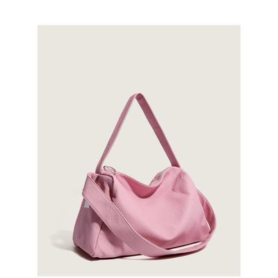 All-matching Ins Cross-body Bag Women's Large Capacity Soft Leather Shoulder 2025 New Casual Tote Underarm