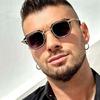  Ins Popular Fashion Small Round Men Punk Sunglasses Retro Women Trending Black Sun Glasses Gradient Shades