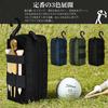 YooFa Nylon Golf Holds 2 Golf Zipper Golf Hat Lightweight and Easy To Attach and Remove Men's Bag, Balls, Closure, Fork, Marker, Clip, Durable,