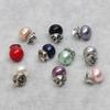 Adjustable Pearl Button Pins DIY Button Brooches Fashion Imitation Pearl Brooch  Women Jewelry