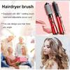 3-in-1 Heißluftstyler Rotierender Föhn Bürsten Set mit 2 Wechselbürsten | Anti-Frizz Heißluft Spin Bürste für Schnelles Trocknen Glätten