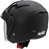 MARUSHIN Motorcycle Helmet with Jet Visor M-385 Matte Black Free Size (57-60cm) 3853