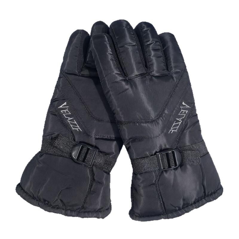 Мужские зимние теплые велосипедные перчатки (3 пары, случайный цвет)