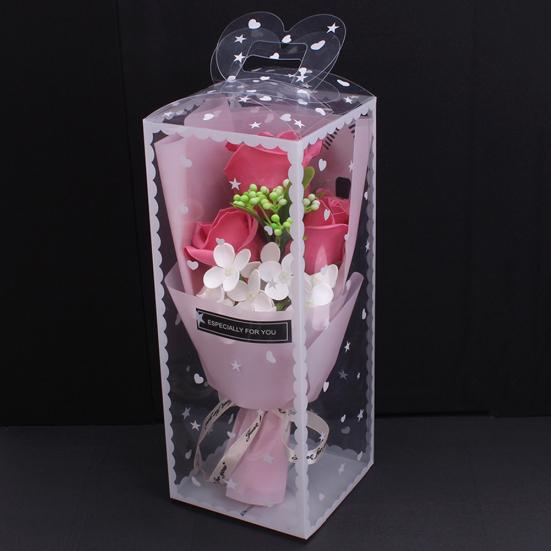 1 Bouquet Artificial Soap Mother Day Rose Flower Valentine Gift Wedding Decor