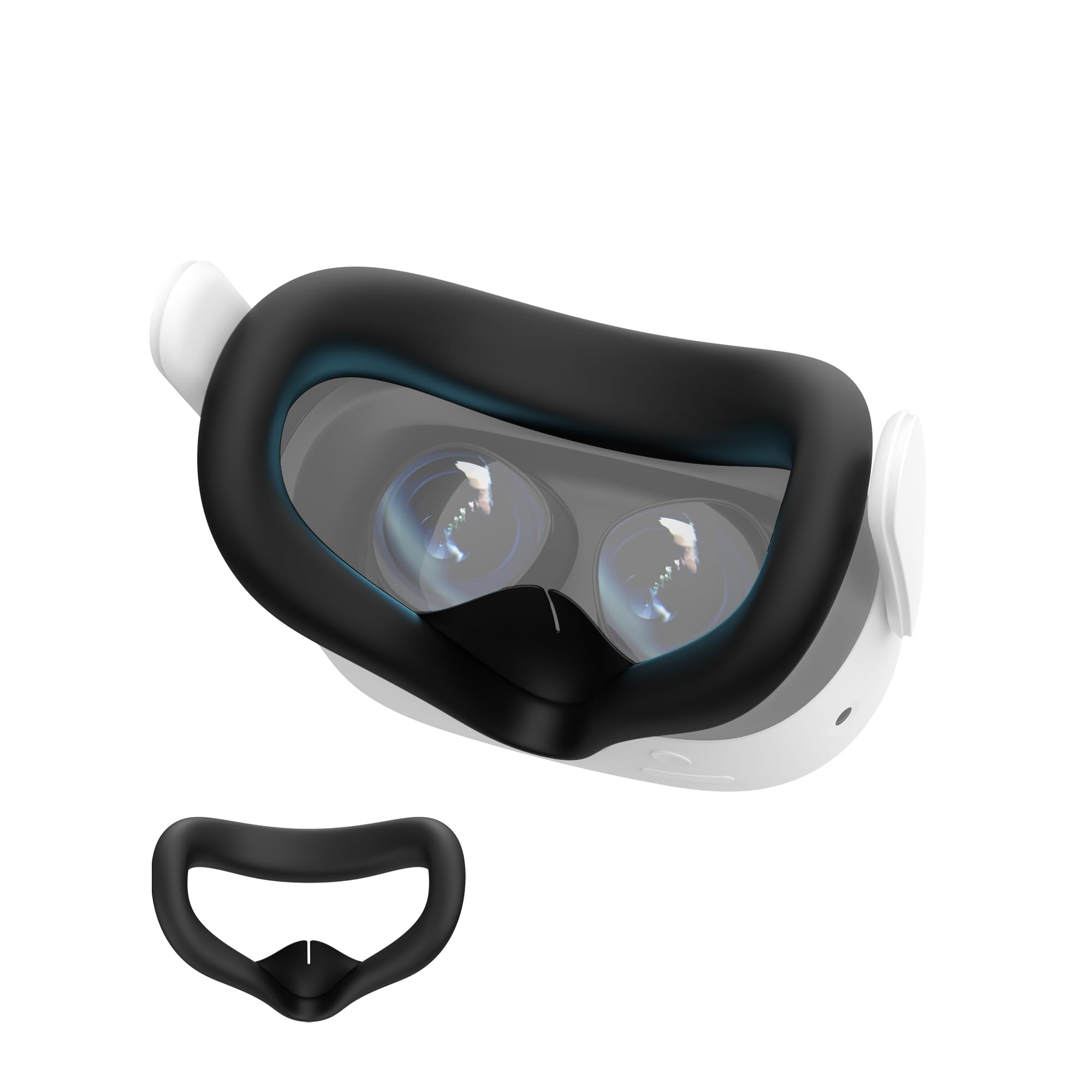 

Замінна силіконова накладка на обличчя для AMVR QUEST VR Face Зменшує витік світла 3S, Подушка, Стійка до плям, Стійка до поту, Миюча, (Чорний) чорний