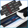 4Pcs Carbon Fiber Car Door Sill Protector Threshold Stickers For Opel Crosa D Astra H Insignia Astra J Zafira B Mokkaastra Vivaro Astra G
