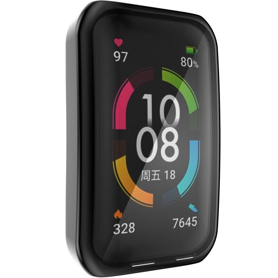 2in1 Case with Screen Protector for Huawei Band 6/7, Black
