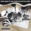 Weiß & Schwarz Acrylfarbe Stifte Sets 8er Pack Farbe Stifte Marker Pinselspitze & Direkter Tintenfluss Geeignet für Steinmalerei DIY Basteln