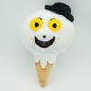 Peluche Giocattolo Clown Spaventoso Gelato Cappello a Cilindro Nero Occhi Girasole Bambola Morbida Imbottita per Collezioni di Feste