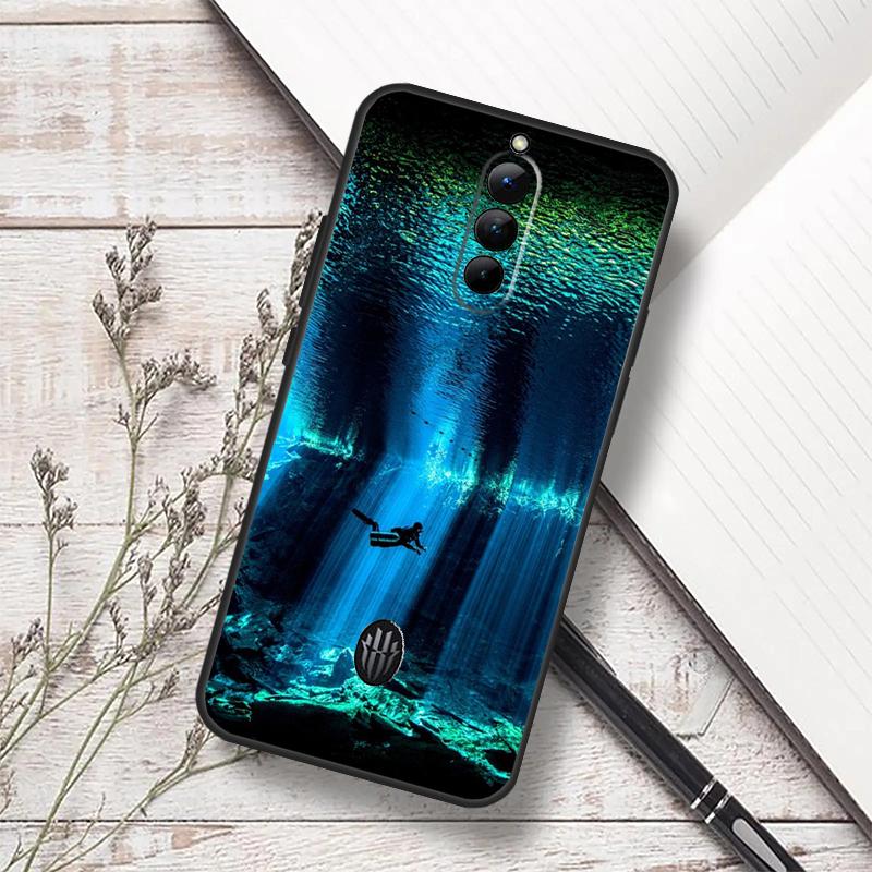Scuba Diving Diver Case For ZTE Nubia Red Magic 8 9 10 8S 9S 10S 11 Pro Plus 6 7 6S 7S Pro 5G 6R 10 Air Funda