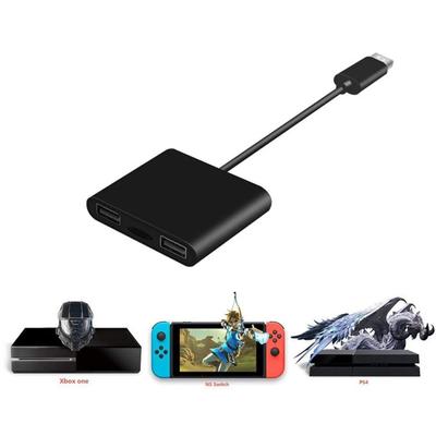 Herní ovladač USB konvertor USB Hub adaptér Kompatibilní s Xbox / PS4 / Switch