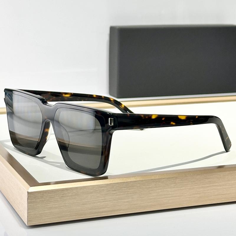 

INS Fashion Luxury Square Tortoise Солнцезащитные очки для мужчин Классические уличные солнцезащитные очки высшего качества из толстого ацетата для мужчин As pictures