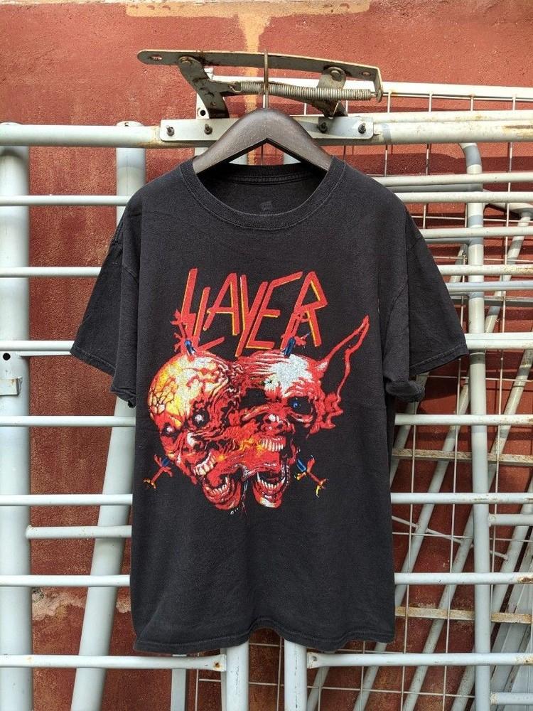 Vtg Slayer rock band 90s Rare T shirt Unisex tee Remake NH24443 XXL