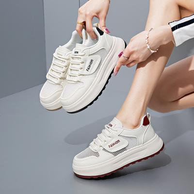 2025 Summer New Breathable Ins Tide Korean Version Mesh Shoes Female Students Street Shooting Running Sports Casual Shoes H151