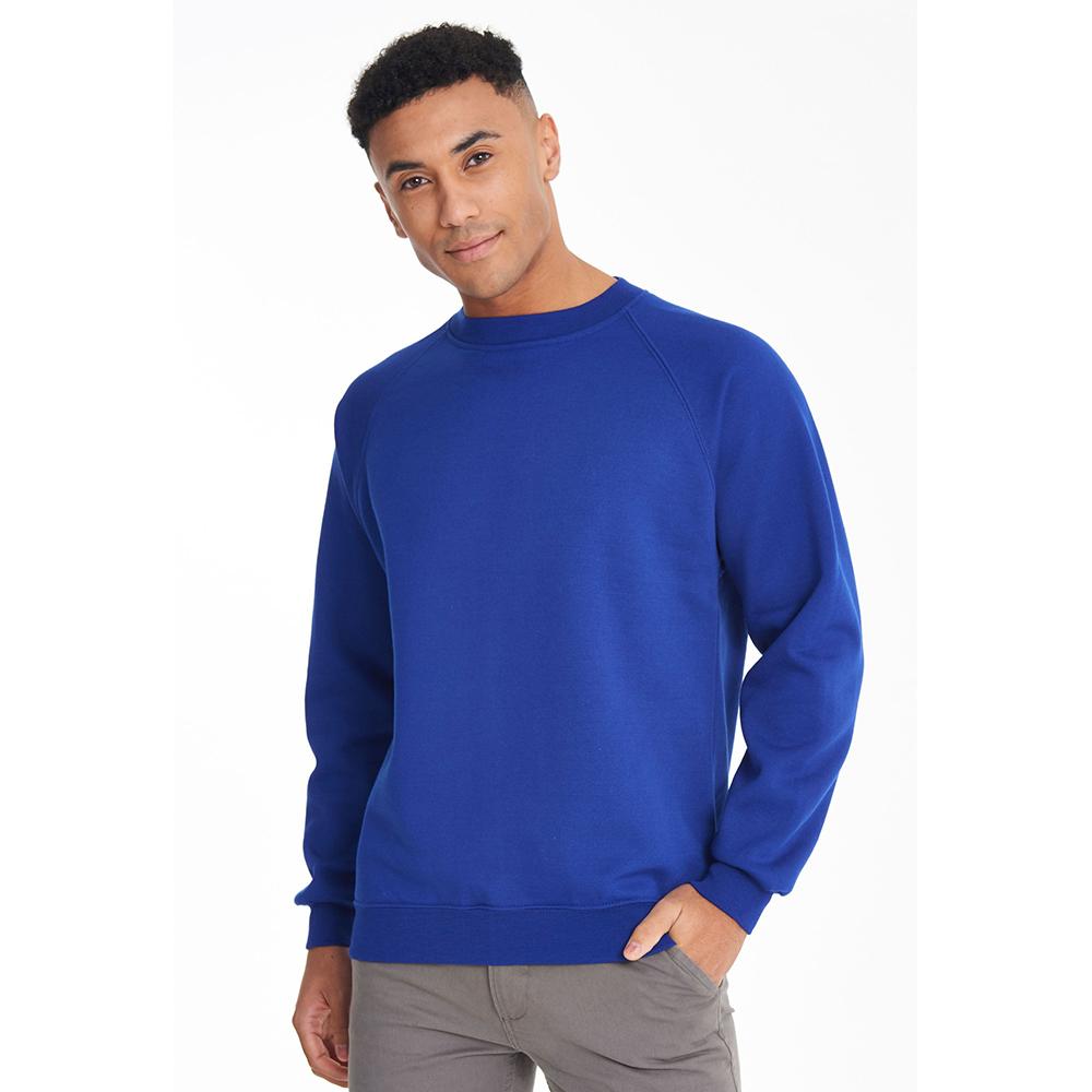 Maddins Pánská mikina Colorsure Plain Crew Neck