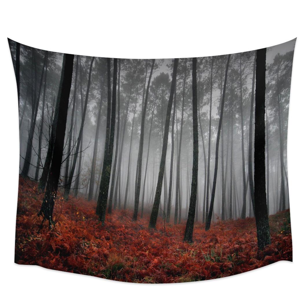 

Ворота Тайна Темный Хэллоуин Ужас Лес Бохо Украшение Домашний Декор Гобелен Настенный Декор Для Спальни Принадлежности 230x180cm