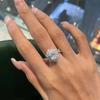 CopperRing AAA Zircon High Quality For Women Rings Wedding Fine Jewelry Accessories Party Gift