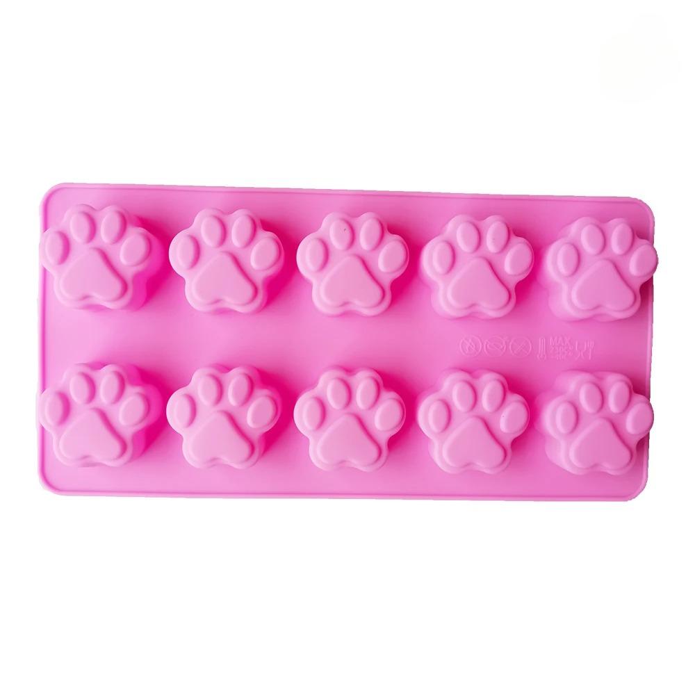 

Cat Claw Shape Chocolate Silicone Mold DIY Baking Cake Decoration mold Candy Pudding Jelly Soap Mold Drip Glue Mold Ice tray