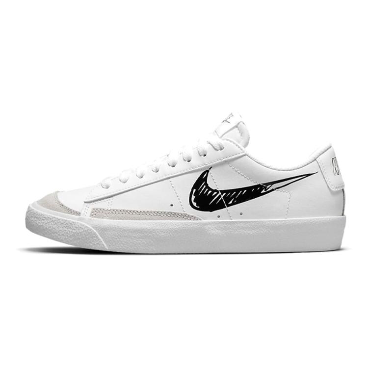 

Nike Synthetic Leather Slip Resistant Cushioning Abrasion Resistant Low top Kids Skateboarding Shoes Kids DM7819-100 37.5