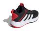 Adidas OwnTheGame 2.0 K Slip Resistant And Breathable Low top Performance Basketball Shoes Black White Kids' H01555