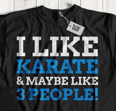 Unisex Funny Karate T-Shirt Black Belt & Martial Arts Gifts