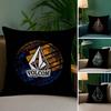 Cool V-Volcom Logo Pillow Case Plush Fabric Soft Double Sided Print Sofa Cushion Cover Throw Pillow Covers