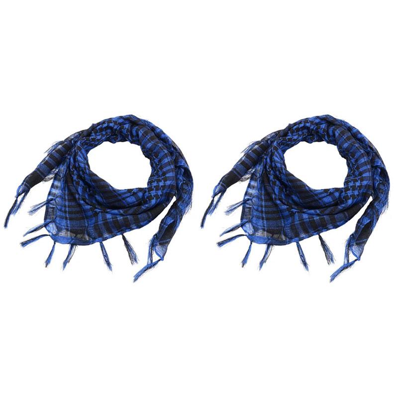 123Pcs Tactical Keffiyeh Shemagh Arab Scarf Shawl Neck Cover Head Wrap Cotton Winter Scarves Men'S Outdoor Hiking Shawl