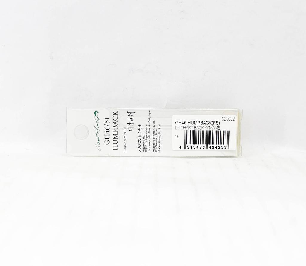 Megabass GH 46 Humpback FS Potápivá nástraha LZ Modrý hřbet Yamame (4253)