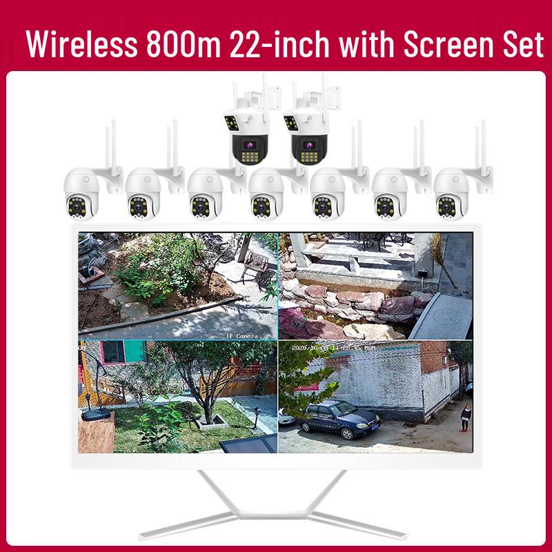 Wireless HD All-in-One Camera System for Home & Outdoor - No Wiring Needed