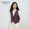 Mark Fairwhale Women's Short V-Neck Down Vest