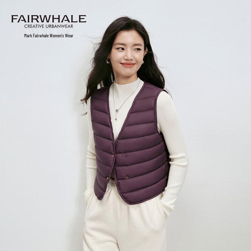 Mark Fairwhale Women s Short V-Neck Down Vest S