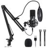 MAONO USB Microphone Condenser Mic Set with Arm Stand – AU-A04 Black