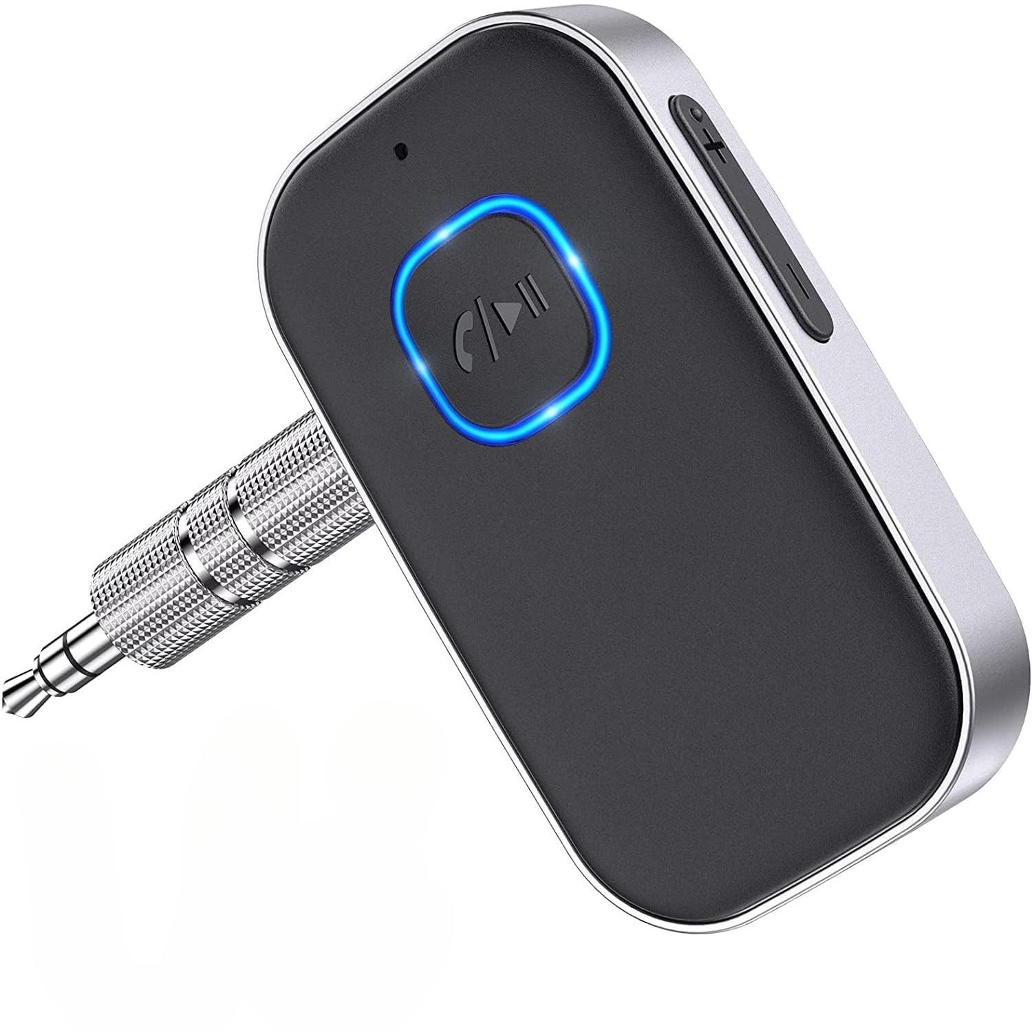 Babacom Bluetooth-приемник, Автомобильный Bluetooth Aux-адаптер, С шумоподавлением, 3,5 мм Aux, Bluetooth 5.3, Музыкальный модуль-приемник для стереосистемы/колонок/проводных чёрный
