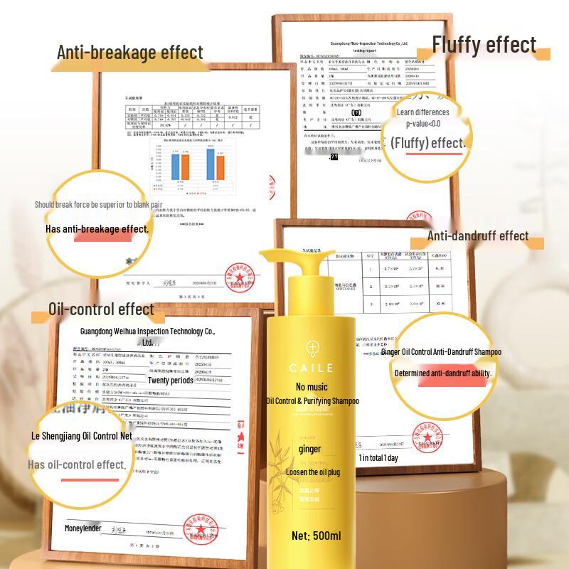 Cailes Ginger Anti-Breakage Oil Control Shampoo