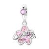 Kupferrosa Anhänger Glückskatze Kralle Herz Anhänger Passend für Original Armband DIY Hängeanhänger Feiner Schmuck