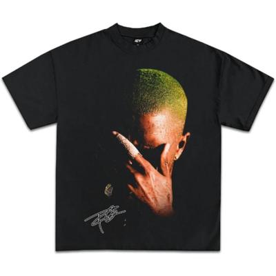 Rapper Ozean Baumwoll-T-Shirts Franks Neues Muster T-Shirts Beliebte T-Shirts Damen Herren Blonde Tees Kurzarm Top