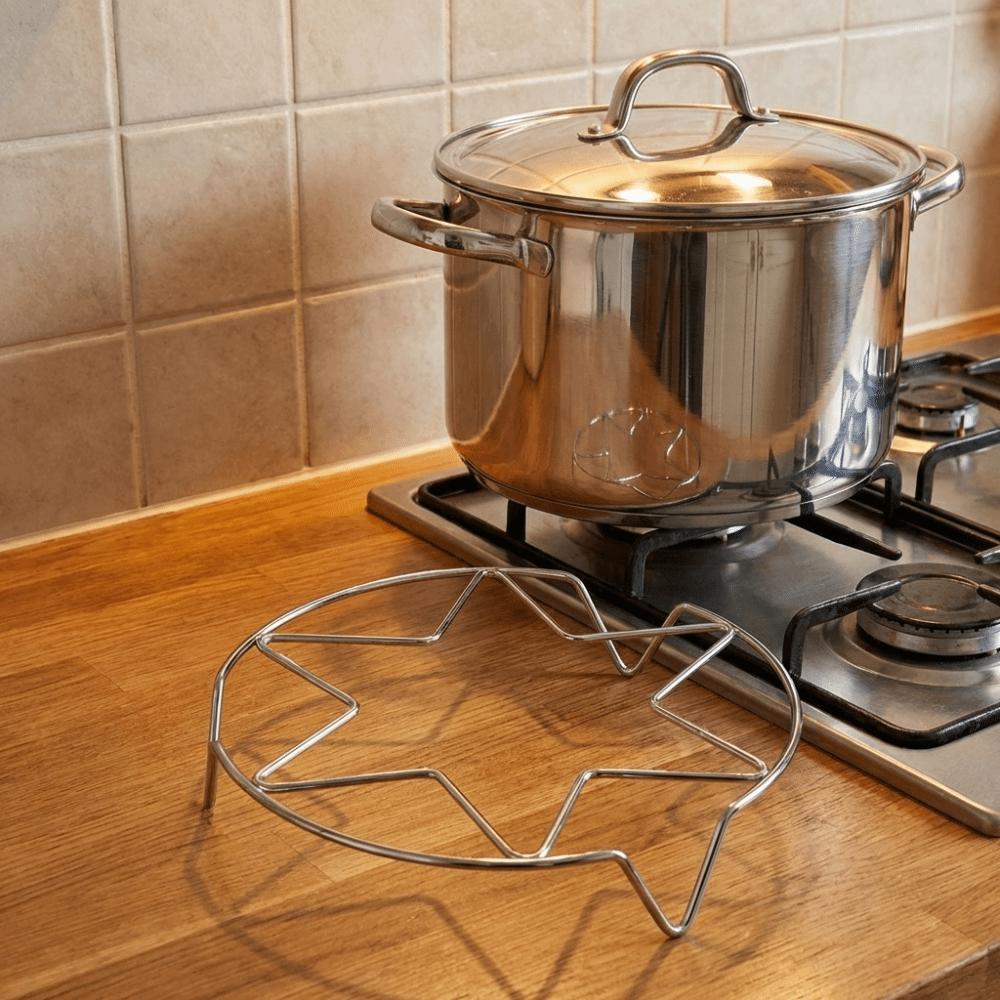 1/2PCS Efficient Egg Cooking Rack Heat-Resistant Food Steamer Shelf Steaming Tray  Kitchen