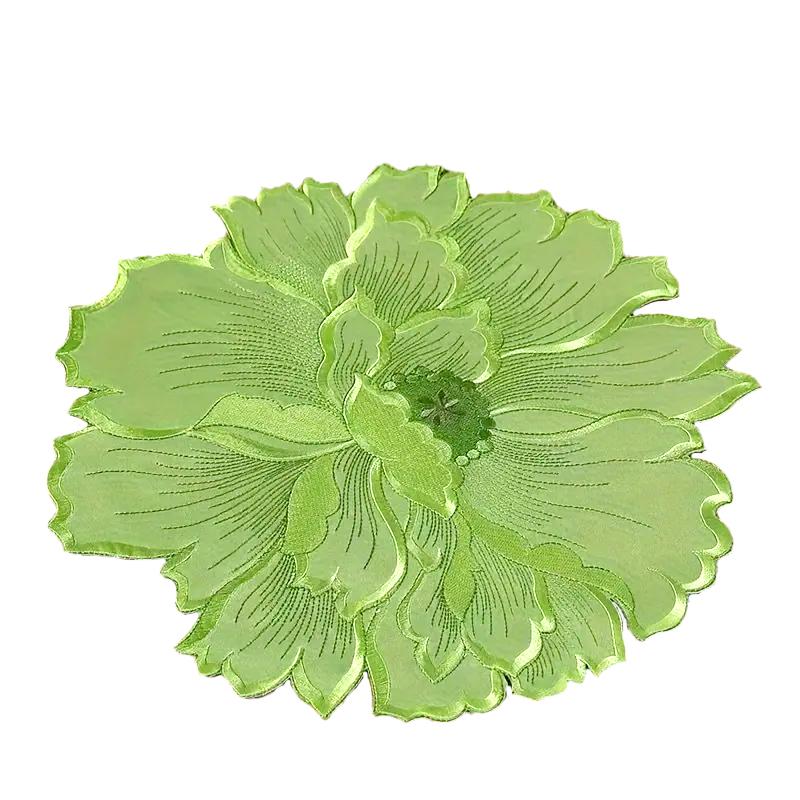 1PC Exquisite Dining Table Decoration Heat Insulation Table Mat For Home Placemat Flower Shape