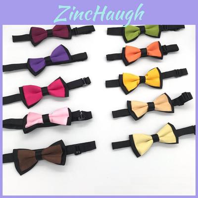 Childrens Double Layer Bicolor Bow Tie With Classic Style For Kids Formal Events