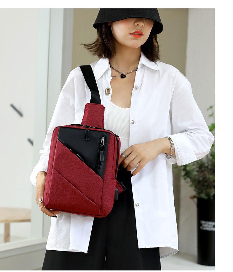 2025 Autumn Men's Stylish Chest Bag - Trendy Sling Bag for Business and Outdoor Travel