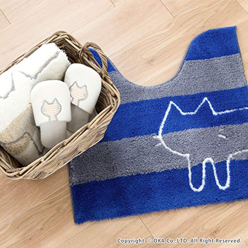 Oka (OKA) Uchineko Regular Size Litter Mat, Approx. 60 x 60 cm (White)