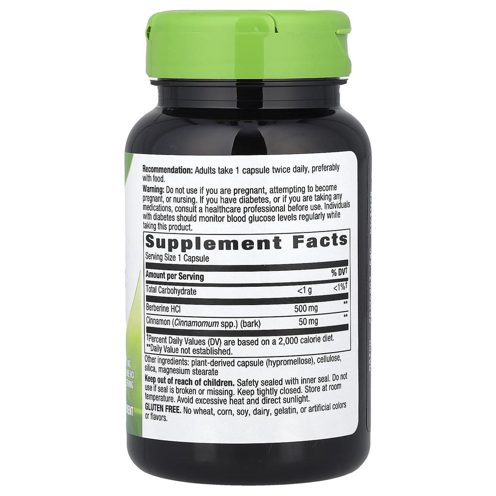 Nature'S Way, Berberine & Cinnamon, 60 Capsules