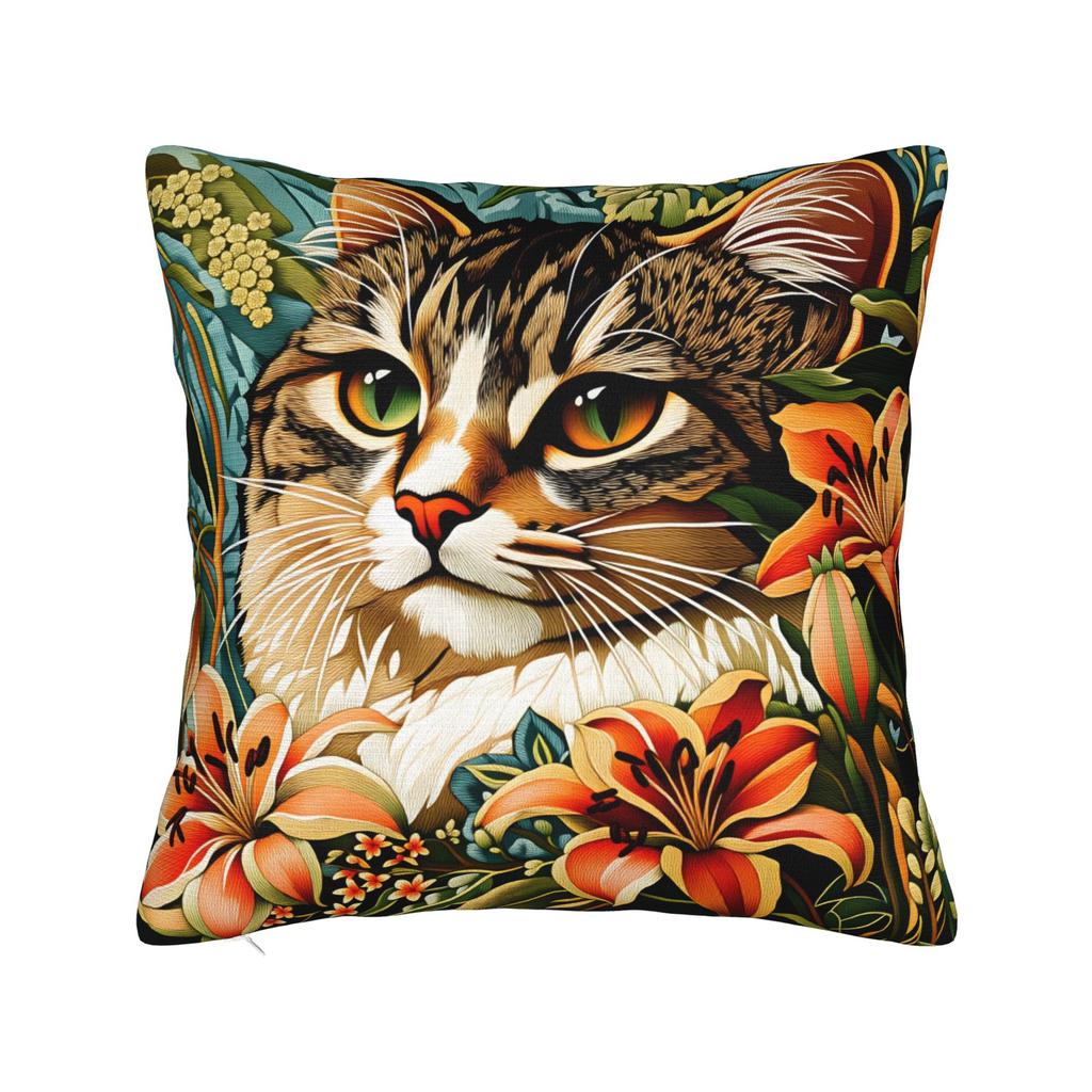 Adorable AnimalPrinted Pillow Case Soft Pillow Cover For Couch Sofa Bedroom Kawaii Pillowcases