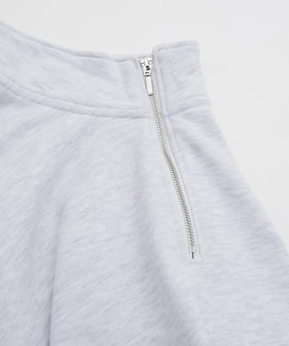 [IMPROVES] [SIDEWAYSTANCE] Embroidered Logo Fleece Half-Zip Sweatshirt