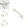 Contemporary Alloy Earrings Set Minimalist And Stylish Ear Studs For Women