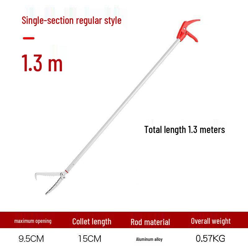 Aluminum Alloy Extended Crab & Loach Pliers - Outdoor Snake Control Tool