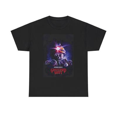 The Graveyard Shift Movie Poster Shirt Retro Horror Unisex Heavy Cotton Unisex T-Shirt