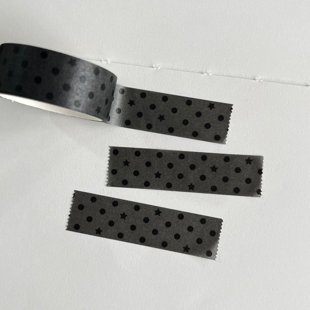 Colored Paper Tape Set Wings Pentagram Hand Account Tape New Stationery Stickers  For Scrapbook